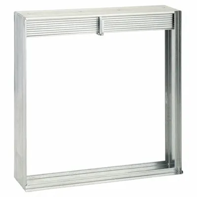 Dayton 23.75"H-W 3.7"L Squ Gravity Fire Dampr: Static, 23 3/4 in H, 23 3/4 in W - Rectangular Fire Dampers