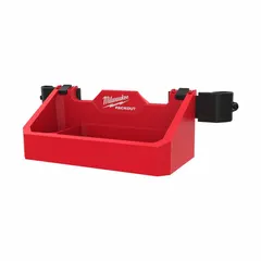 This PACKOUT tray attachment mounts on top of compatible tool boxes to organize small parts, bits, and accessories. Constructed of impact-resistant ABS plastic in red. Dimensions: 6 7/8 in width, 4 13/16 in height, 16 13/16 in length.