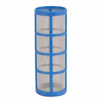 Replacement inline strainer screen for BANJO strainer assemblies. Constructed from 316 stainless steel with a 0.0117 in mesh size. Designed to filter particulates from industrial fluid systems, protecting downstream pumps and valves