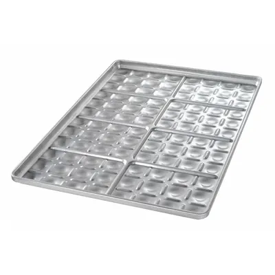 CHICAGO METALLIC 22 ga Aluminized Steel Slider Bun Pan - Bun & Roll Pans