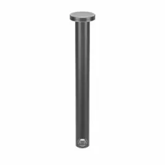 This standard clevis pin is used to connect a clevis fork to a rod or other component, forming a pivot joint in mechanical linkages. It has a 3/16 in pin diameter and 1 3/4 in shank length, made of steel with a plain finish. Supplied in a pack of 25.