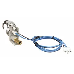 Replacement pilot burner for gas-fired furnaces, boilers, and water heaters. Provides a stable flame to ignite the main burner in residential and light commercial HVACR systems.