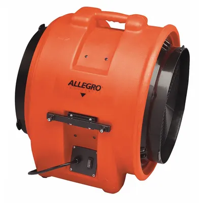 ALLEGRO Confined Space Blower: 115 V AC, 16 in Duct Dia, 1 hp Horsepower - Axial Fans & Blowers