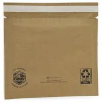 Paper padded mailer with honeycomb cushioning for lightweight protection of shipped items. Size #2 with 11 3/8 in gusset. Yellow paper construction. 80 mailers per pack
