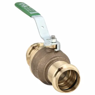 VIEGA PROPRESS 1-1/2 in Bronze Press x Press Two-Piece Ball - Bronze Ball Valves