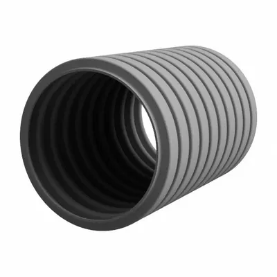 REIKU Corrugated Loom Tubing: 1 1/4 in Nominal Size, 98 ft Overall Lg, Polyamide 12 - Continuous-Flex Corrugated Tubing