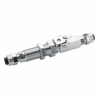 PARKER Compression Fitting Adapter: 3/8 in OD Fitting Size, Compression x Compression - Creep-Resistant Self-Aligning Brass Compression Fittings