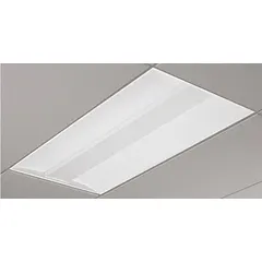 This 2 ft. x 4 ft. LED center-basket troffer delivers 4,200 lumens at 3500K, consuming 33.7 watts. It operates on 120 to 277V AC and is designed for use in standard ceiling grids. Suitable for ambient lighting in commercial spaces such as offices, schools, and retail environments.