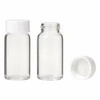 Type A glass scintillation vial with colorless, round bottom and self-standing design. Includes a urea closure with 22-400 screw thread. Suitable for liquid scintillation counting in laboratory applications
