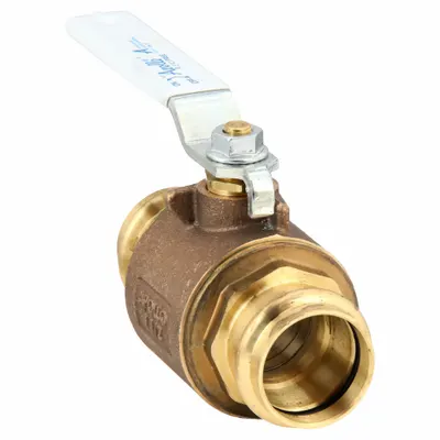 APOLLO 77WLF10701A Bronze Ball Valve, 1-1/2 in, Press x Press, Lever Handle - Bronze Ball Valves