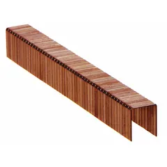 Box staple sticks with 3/8 in leg length, each stick containing 50 staples. The 25,000-pack is designed for use with Westward staplers in sealing cardboard cartons and boxes during packaging and shipping operations.