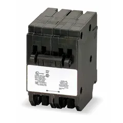 This 2-pole miniature circuit breaker is rated 20/30 A at 120/240V AC single phase with a maximum interrupting rating of 10kA at 120/240V AC. It is designed for plug-in installation in Homeline load centers to provide branch circuit protection against overloads and short circuits in residential and light commercial applications.