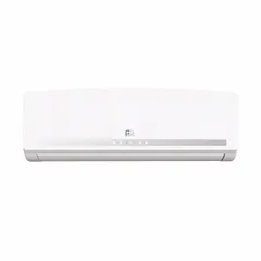 Wall-mount air handler for mini-split systems, rated at 12,000 BtuH and covering 450 to 550 sq ft. Operates on 115V AC and includes a remote control. Used for indoor heating and cooling in residential or light commercial spaces when paired with a compatible condenser.
