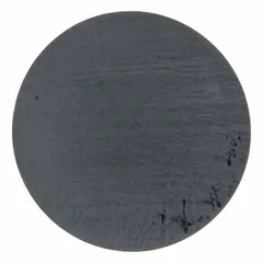 Round rubber backing pad for power sanders, 6-inch diameter, adhesive-backed medium grade. Features 5/16"-24 thread for non-vacuum use. Provides a stable mounting surface for sanding discs on compatible sanders.