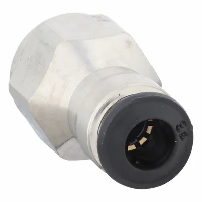 AIGNEP USA Nickel-Plated Brass Push-to-Connect x BSPP Tube Fitting - Nickel-Plated Brass Tube Fittings