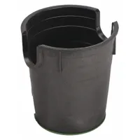 NDS Valve Box: HDPE, Round, 9 1/8 in Overall Ht, 6 in Dia, Black/Green (MPN 107BC)