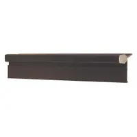 This half surface-mount piano hinge is designed for continuous support on doors, panels, and enclosures. It features an 83-inch leaf height and 2-inch leaf width, constructed from aluminum for corrosion resistance. The screw-on installation allows for secure attachment in industrial and commercial applications such as machinery cabinets and access panels