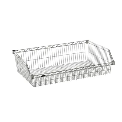 METRO BSK1860NC Wire Shelving Basket Shelf - Baskets for Wire Shelving