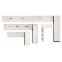 STARRETT Precision Steel Square: 90° Angle, Stainless Steel, 0.0002 Squareness (MPN S3020Z)