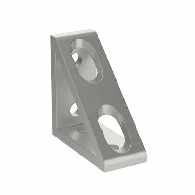 FATH INC. Inside Corner Bracket: Gusseted Inside-Corner Bracket, 45 Series, 41 mm x 90.1 mm x 90 mm - Inside Corner Brackets