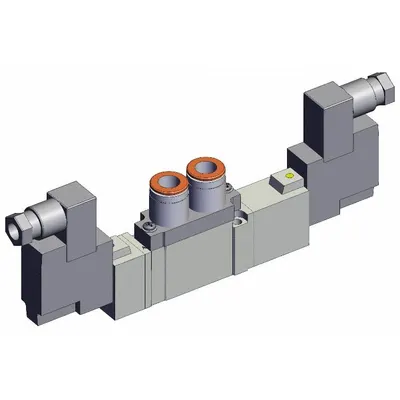 SMC SY7420-5DZ-N11T SY7000 Series Double Solenoid - SMC SY Series Directional Control Valves