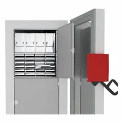 Stainless steel rack designed for use with the UF V350 chamber. Overall width 5 1/2 in. Configured to hold boxes for organized storage of samples or materials in laboratory refrigerators and freezers.