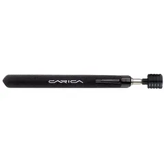 This standard magnetic pickup tool features a telescoping, flexible shaft with stainless steel construction and a PVC coating. The magnet has a pull capacity of 10 to 19.9 lb. It is used for retrieving ferrous metal objects from confined spaces such as engine bays, drains, or ducts.