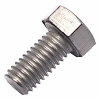 Heavy Hex Bolt: Titanium, Grade 2, Plain, M5x0.8 Thread Size, 10 mm lg, Small Pack Size (MPN 0107560)