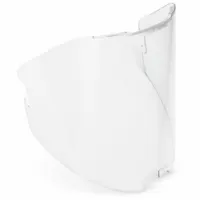 Clear polycarbonate replacement lens for the PAPR 2 System. Provides optical clarity and impact protection for powered air-purifying respirator face shields in industrial environments requiring respiratory protection