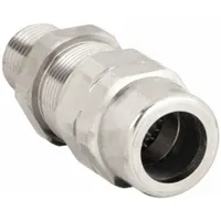 Liquid-Tight Conduit Fitting: Nickle Plated Brass, 1/2 in Trade Size, Non-Insulated, Straight (MPN TMC2050075NB)