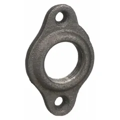Threaded Class 150 nut made of malleable iron for low-pressure pipe systems. Used in waste or drainage connections to provide a secure joint. Suitable for plumbing and industrial piping applications.
