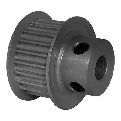 Dayton Timing Pulley: Curvilinear, Fixed, For 9 mm Belt Wd, 22 Teeth, 3 mm Pitch - HTD Section Fixed-Bore Timing Pulleys with Hub