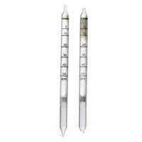 Gas detection tube for benzene (C6H6) with a measurement range of 5 to 50 ppm. Pack of 10 single-use tubes for use with DRAEGER Accuro pumps. Provides colorimetric readings for spot-checking benzene concentrations in industrial environments