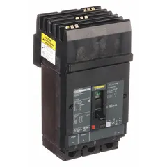 Molded Case Circuit Breaker: 125 A Amps, 65kA at 240V AC, Fixed, Lug, ABC, 3 Poles, 600V AC, HG (MPN HGA36125). Key specifications — Terminal Connection: Lug; Phase Connection: ABC; Max. AIR Rating: 65kA at 240V AC; Instantaneous Trip: Fixed; Series: HG.