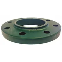 Socket weld flange made of carbon steel with raised face, Class 150 rating, and maximum operating pressure of 285 psi. Used to connect pipes or fittings in high-pressure industrial piping systems requiring a leak-proof welded joint