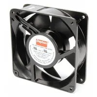 DAYTON Axial Fan: 115 cfm Airflow @ 0.000 in SP, 4 11/16 in Ht, 1 1/2 in Dp, Terminals, IP20 (MPN 2RTD1)