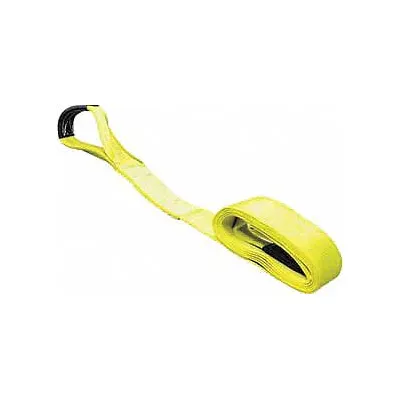 LIFT-ALL RS1812NGX26 Recovery Strap, 26 ft x 12 in, 1-Ply Nylon, Yellow - Recovery Straps