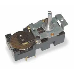 Mechanical selector dial thermostat for controlling electric wall and ceiling heaters. Single-pole design with a control range of 45° to 95°F. Contact rating of 22A at 120/277V AC. Includes mounting hardware for unit mount installation.