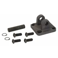 SPEEDAIRE Cylinder Mounting Hardware: Cap Detachable Clevis, Clevis, Fits 2 in Bore Dia, Aluminum