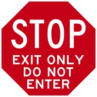 Traffic Sign: 24 in x 24 in Nominal Sign Size, 24 in x 24 in Nominal Sign Size (W x H), Aluminum (MPN G-13489-HI_24x24)