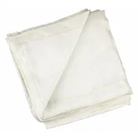 This medium-duty uncoated fiberglass welding blanket roll measures 39 1/4 inches wide by 150 feet long and is white. It provides a thermal barrier against sparks, slag, and radiant heat during welding, cutting, or grinding operations. Suitable for use in fabrication shops, construction sites, and other areas requiring fire safety protection