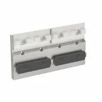 Linear Bearing: 10 Series, 4 in L x 2 1/16 in W x 5/16 in H, Silver, Single Mount, Std, Anodized (MPN 6762)