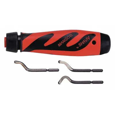 SHAVIV Deburring Tool Set: E100/E200/E300 Blade - Replaceable-Blade Hand Deburring Tools