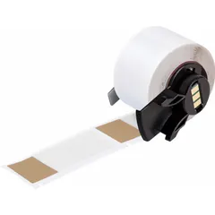 Wraparound Label: 2 1/2 in x 1 in, 1 in, Vinyl, Brown (Matte), For 6 AWG to 0 AWG Wire Gauge (MPN M6-21-427-BR). Key specifications — Printer Series Compatibility: M710; Recommended Ribbon: M61-R4310.