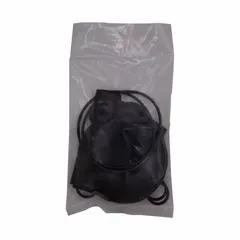 This seal kit is a replacement component for manifold valves in hydraulic or pneumatic systems. It is constructed from fluorocarbon material, providing resistance to high temperatures and chemicals. The kit is used to restore sealing integrity and prevent fluid leaks.