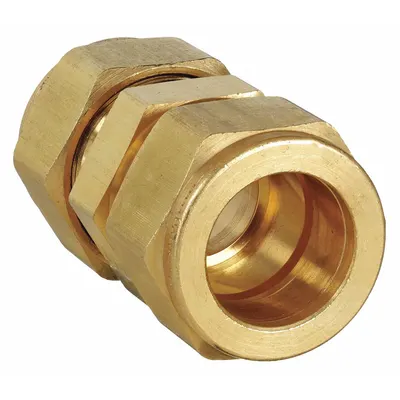 PARKER 12-12 HBZ-B Single-Ferrule Brass Compression Fitting Union - Single-Ferrule Brass Compression Fittings