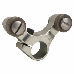 Fixed forked-roller lever actuator for limit switches, with a maximum 1.5 in arm/operator length. The outside offset roller position enables engagement with cam tracks or sliding surfaces in industrial automation. Compatible with 9007S9 series limit switches.