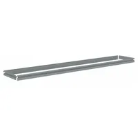 TENNSCO Shelf: 72 in x 12 in, 600 lb Load Capacity, Gray, Shelf (MPN ZBES-7212)