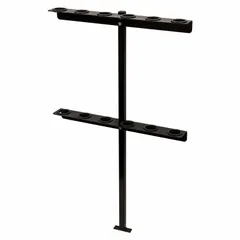 Hand tool rack for organizing and storing tools in service trucks or workshops. Overall length 39 in, width 4 in, height 2 1/2 in. Suitable for fleet and vehicle maintenance applications.