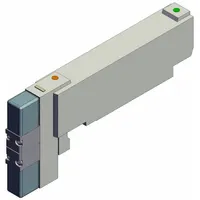 Solenoid Valve: Double Solenoid, Five-Way / Two-Position, 20.57 scfm Flow Rate - Max, Plug-In (MPN VQC2200N-51)